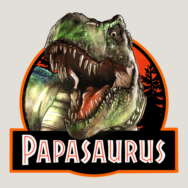 Western Papasaurus Papa Dinosaur Heavy Core Tee by LillyAllenDesigns | Teevron