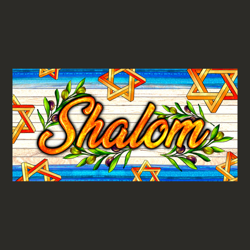 Shalom With Olive Branch Heavy Core Tee by AdoDesignShop | Teevron