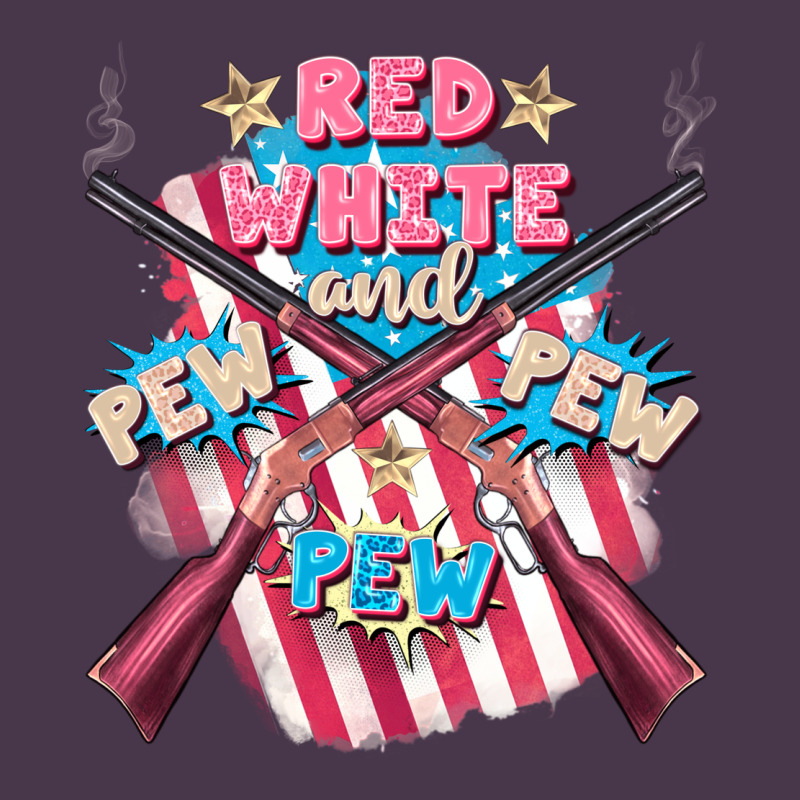 Red White And Pew Pew Pew Heavyweight Hoodie by FaDigitalArtStudio | Teevron