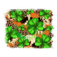 St.patricks Plaid  Green Glitter Cowhide  Leopard Premium Sweatshirt | Teevron