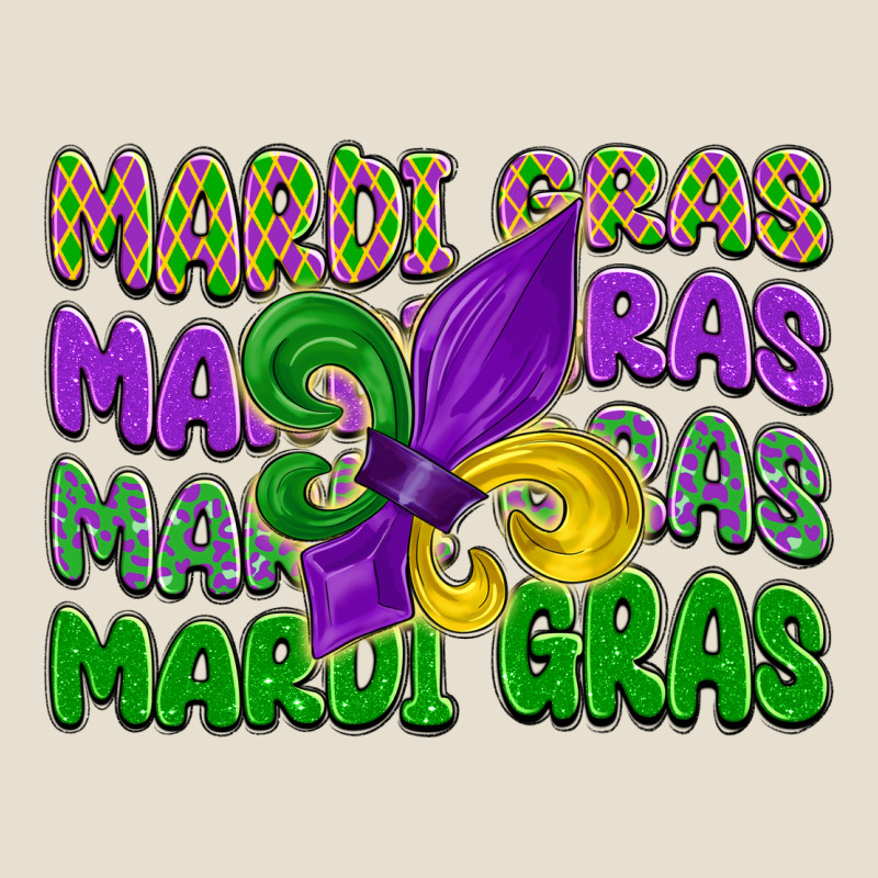 Mardi Gras With Fleur De Lis Urban Heavy Tee by LillyAllenDesigns | Teevron