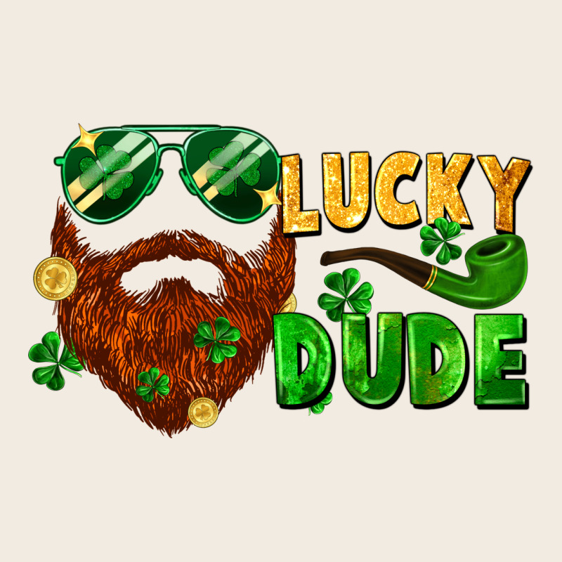 Lucky Dude Saint Patricks Bearded Man Premium Sweatshirt by FaDigitalArtStudio | Teevron