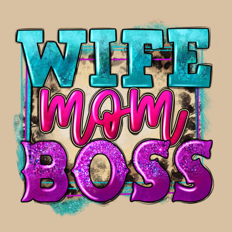 Wife Mom Boss Mother's Day Heavyweight Hoodie by FaDigitalArtStudio | Teevron