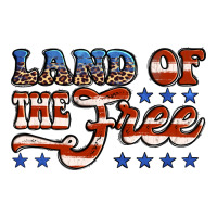 Land Of The Free America Ladies Tee | Teevron