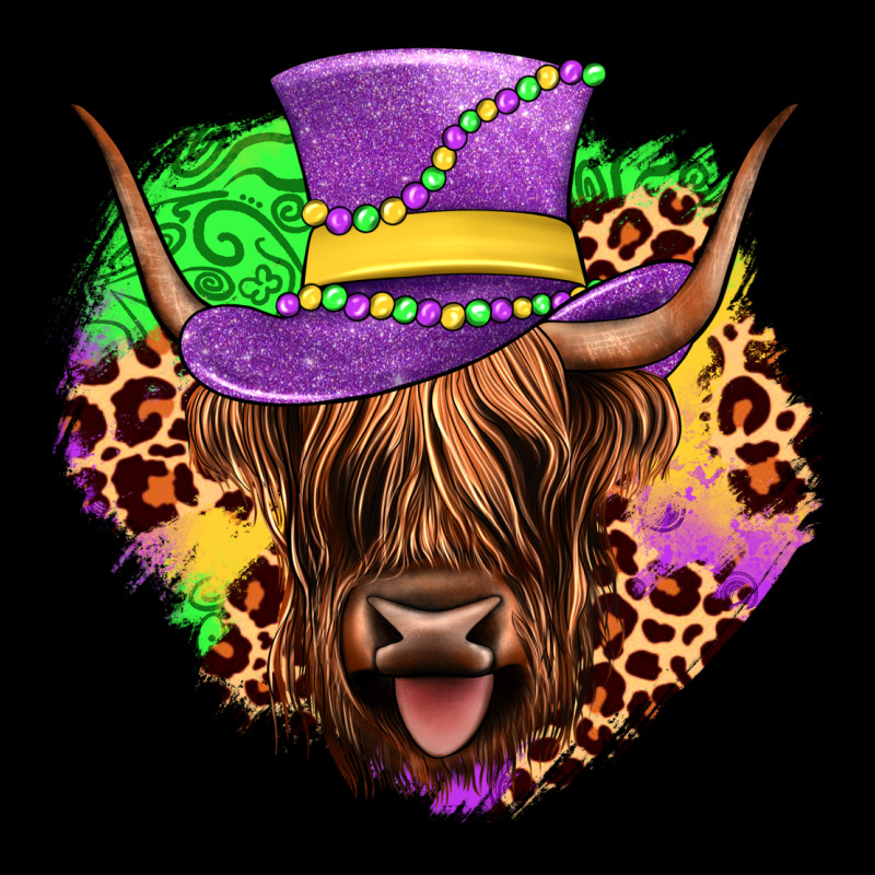Highland Cow Mardi Gras Premium Tee by JahusDesignShop | Teevron