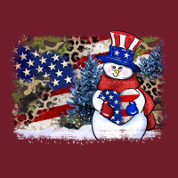 Patriotic Snowman Background 4th Of July Zipper Hoodie | Teevron