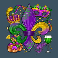 Mardi Gras Fleur De Lis Urban Heavy Tee | Teevron