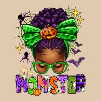Halloween Afro Messy Bun Momster Heavyweight Sweatshirt | Teevron