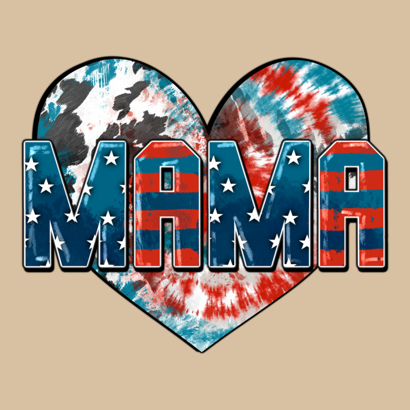 American Mama Heart Heavyweight Hoodie by FaDigitalArtStudio | Teevron