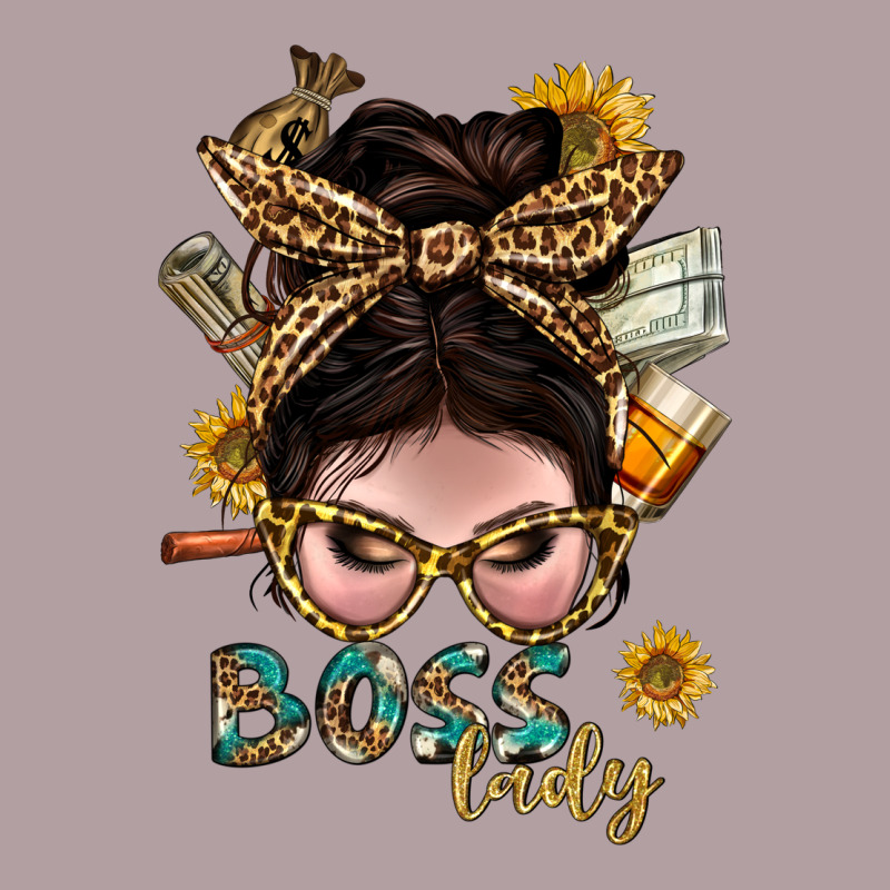 Western Messy Bun Boss Lady With Money Vintage Hoodie by BundleAndBundleShop | Teevron