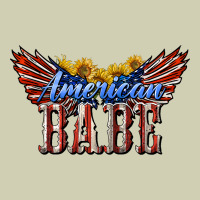 American Babe With Sunflowers Heavy Core Tee | Teevron