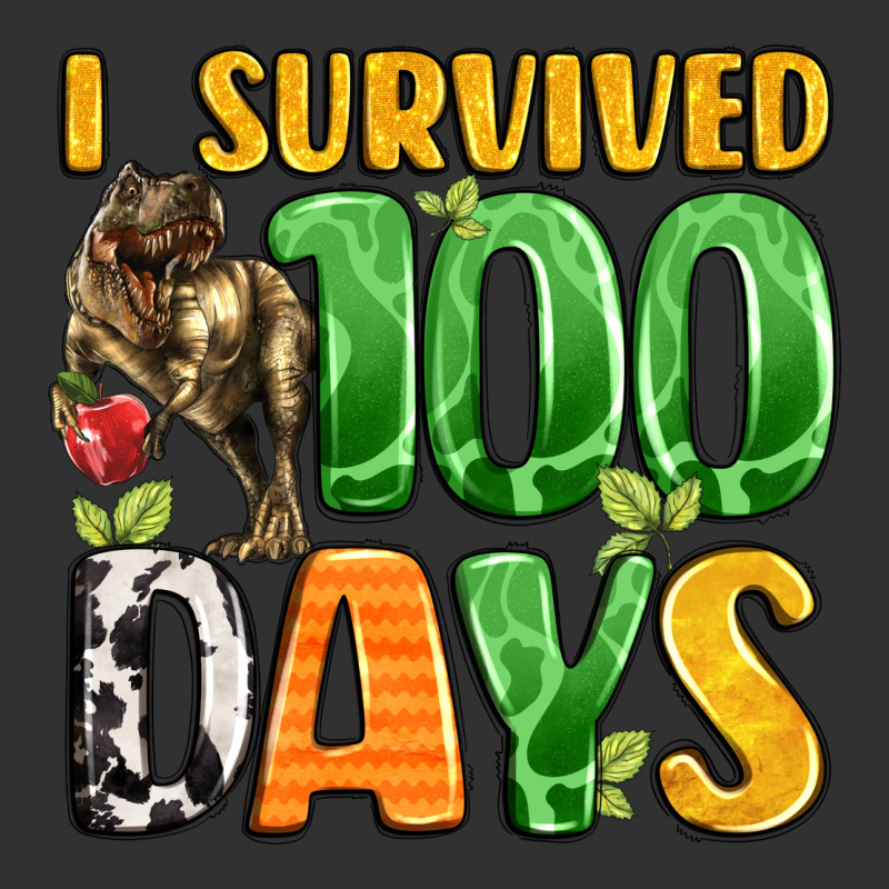 Dinosaur 100day Celebration Urban Heavy Tee by LillyAllenDesigns | Teevron
