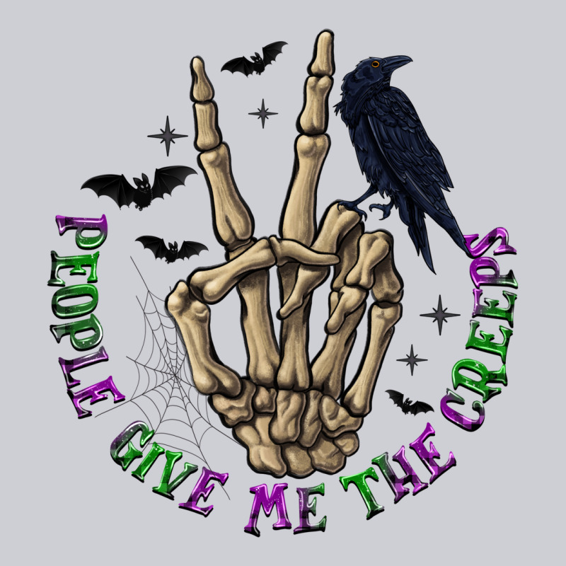 People Give Me The Creeps Heavyweight Sweatshirt by texasbilliewilder | Teevron