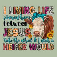 I Living Life Somewhere Between Jesus Take The Whe Urban Heavy Tee | Teevron