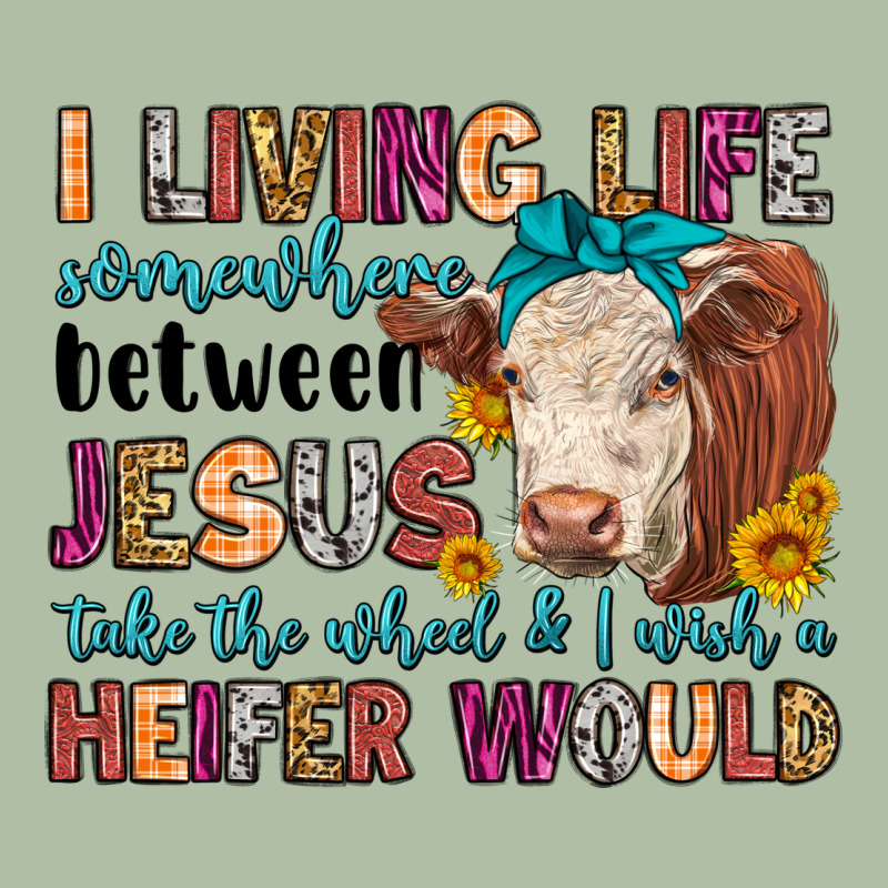 I Living Life Somewhere Between Jesus Take The Whe Urban Heavy Tee by LillyAllenDesigns | Teevron