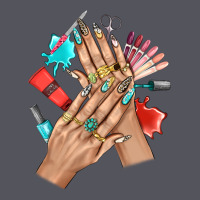 Western Nail Art With Nail Material Bbs Vintage Hoodie | Teevron