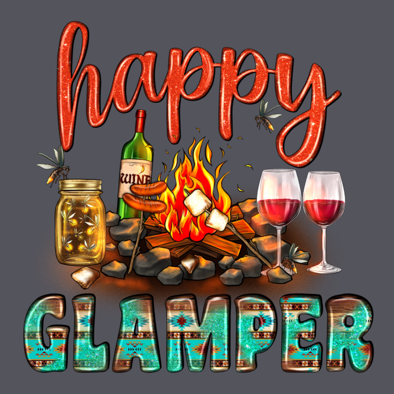 Happy Glamper Camp Vintage Hoodie by BundleAndBundleShop | Teevron