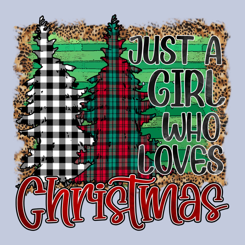 Womens Just A Girl Who Loves Christmas Funny Long Sleeve Tee by Bettercallsaul | Teevron