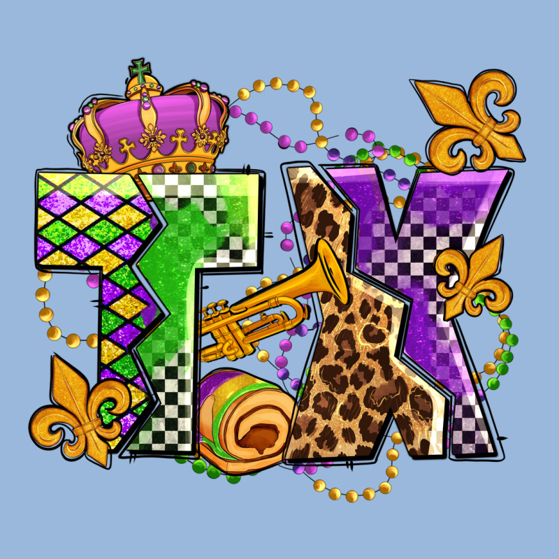 Texas Mardi Gras Olivia Premium Hoodie by OliviaCreatesArt | Teevron