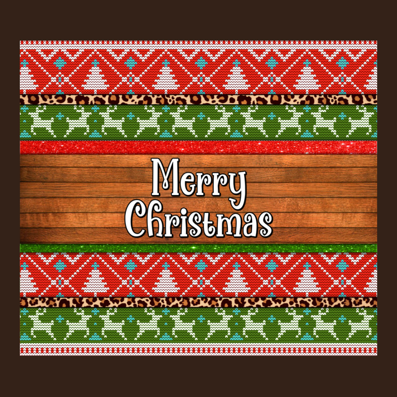 Merry Christmas Knitted Reindeer Pattern Heavy Core Tee by Jasminsmagicworld | Teevron