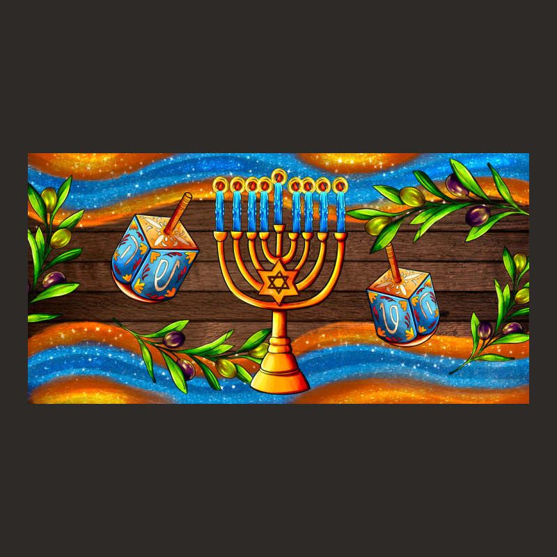 Hanukkah With Candlestick Heavy Core Tee by AdoDesignShop | Teevron