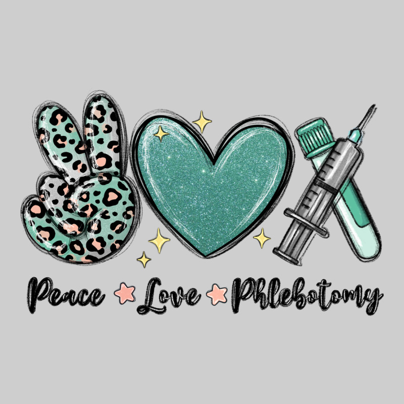 Peace Love Phlebotomy Premium Tee by MaliasSmallBusiness | Teevron