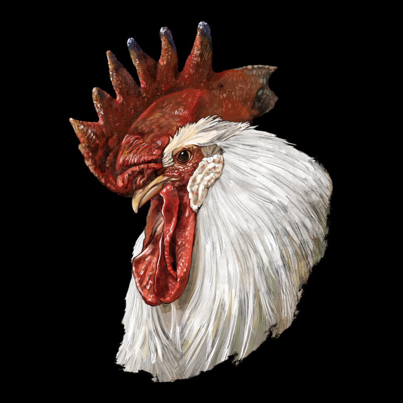 Leghorn Rooster Head Ladies Tee by LillyAllenDesigns | Teevron