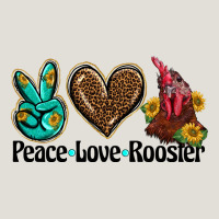 Peace Love Rooster Heavy Core Tee | Teevron
