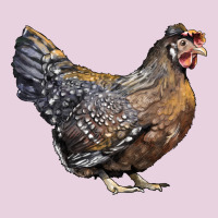 Cream Legbar Chicken Ladies Tee | Teevron