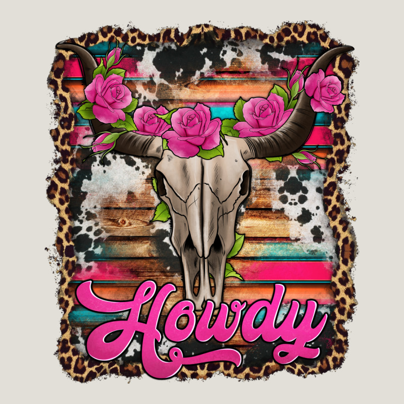 Howdy Valentine's Day Bull Skull Heavy Core Tee by Jasminsmagicworld | Teevron