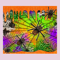 Spiders Halloween Tumbler Ladies Tee | Teevron