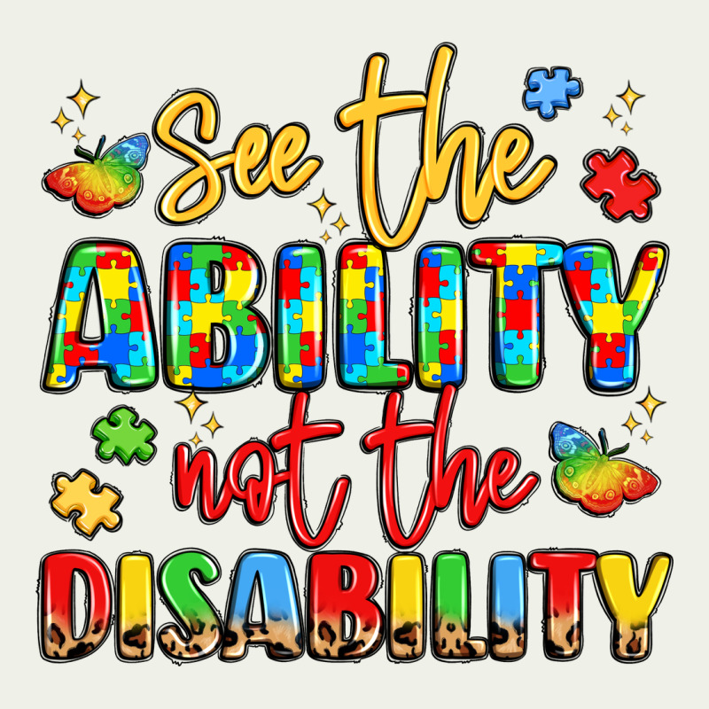 See The Ability Not The Disability Urban Heavy Tee by LillyAllenDesigns | Teevron