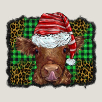 Christmas Leopard Buffalo Plaid Baby Highland Cow Heavy Core Tee | Teevron