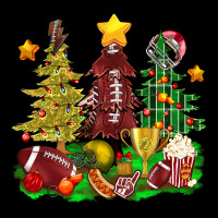 Christmas With American Football Trees Bbs Premium Sweatshirt | Teevron