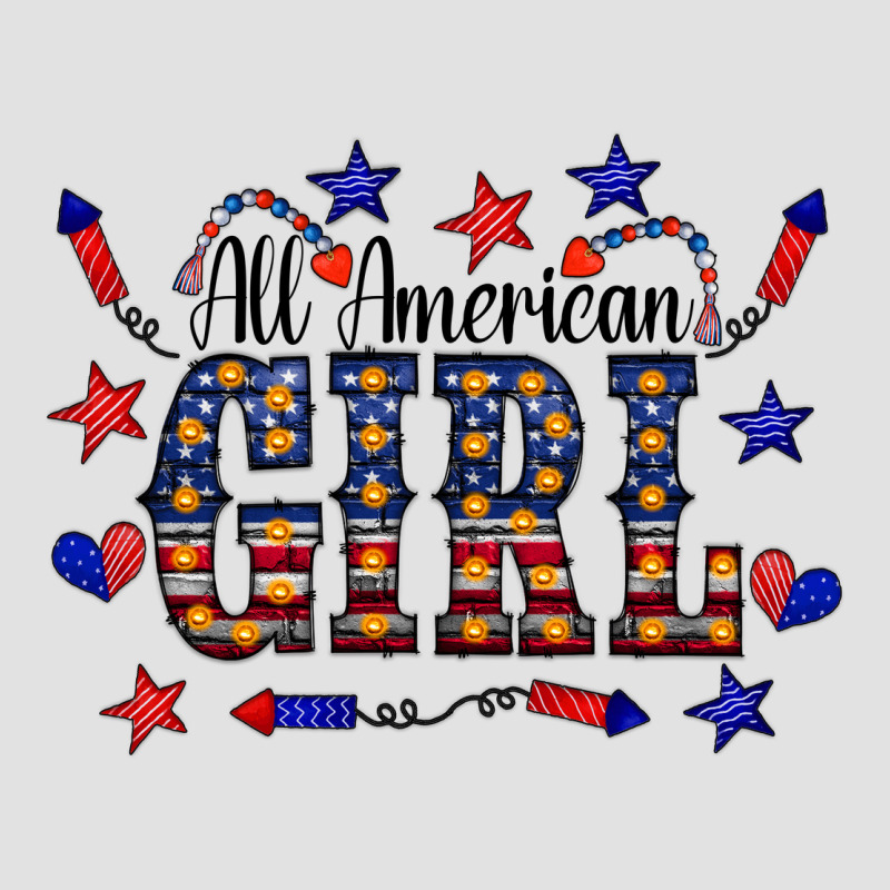All American Girl Premium Hoodie by CowCowDesign | Teevron