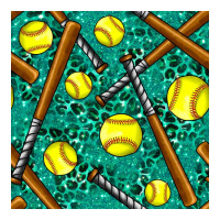 softball bat with leopard and glitter seamless pattern | Teevron