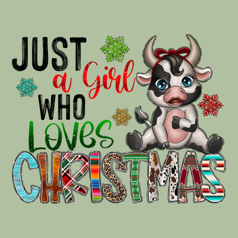Just A Girl Who Loves Christmas Urban Hoodie by CowhideDigitalArt | Teevron