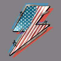 American Flag Lightning Bolt 4th Of July Heavyweight Hoodie | Teevron
