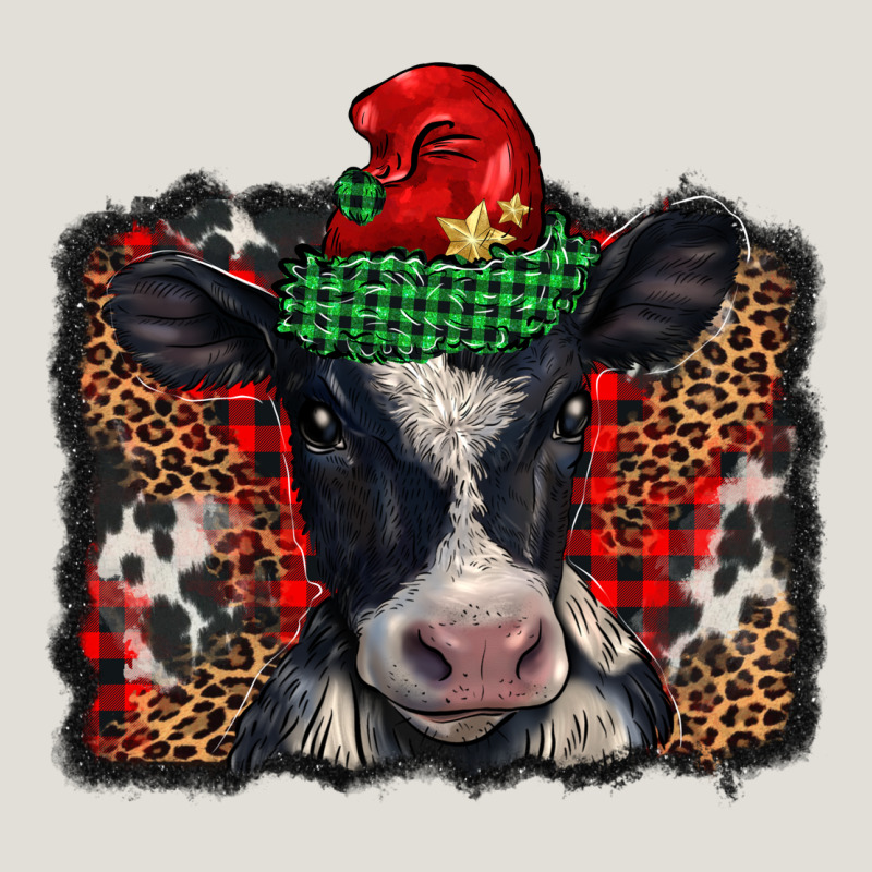 Christmas Black And White Baby Cow Heavy Core Tee by BarkalooDesign | Teevron