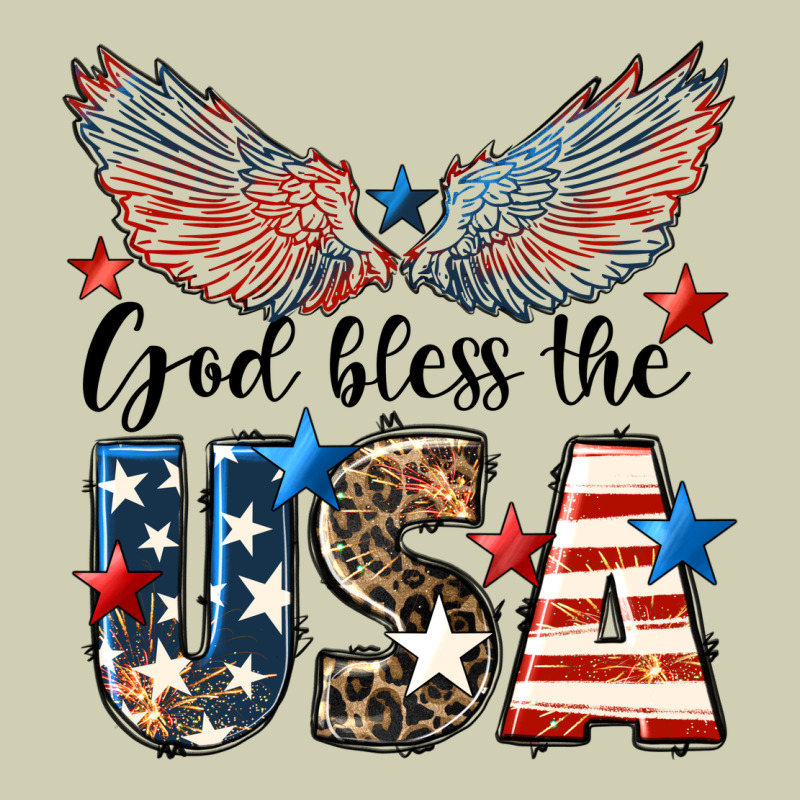 Western God Bless The Usa Heavy Core Tee by LillyAllenDesigns | Teevron