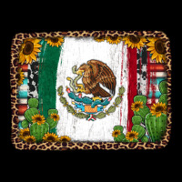 Mexican Flag Background With Cactus And Sunflower Ladies Tee | Teevron