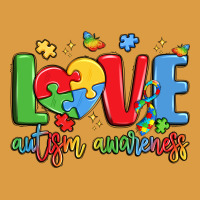 Love Autism Awareness Urban Heavy Tee | Teevron