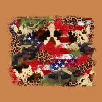 4th Of July American Flagcowhide  Leopard Backgrou Heavyweight Hoodie | Teevron