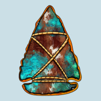 Turquoise Cowhide Arrowhead Ladies Tee | Teevron