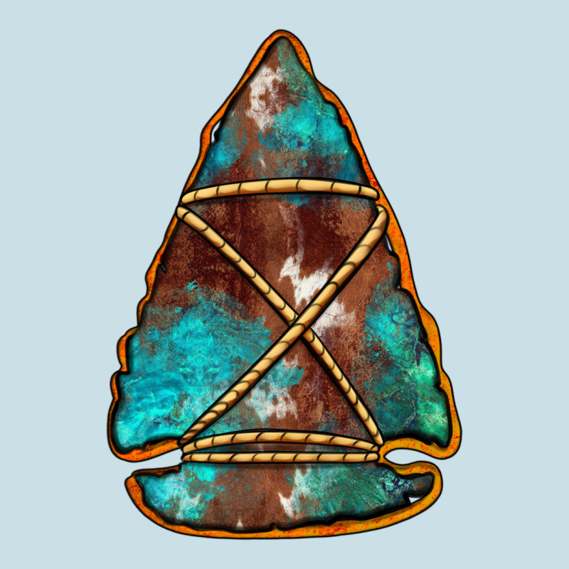 Turquoise Cowhide Arrowhead Ladies Tee by Jasminsmagicworld | Teevron