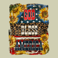 Western God Bless America Heavy Core Tee | Teevron