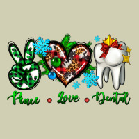 Peace Love Dental For Christmas Heavy Core Tee | Teevron