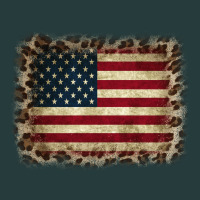 America Flag And Leopard Premium Hoodie | Teevron