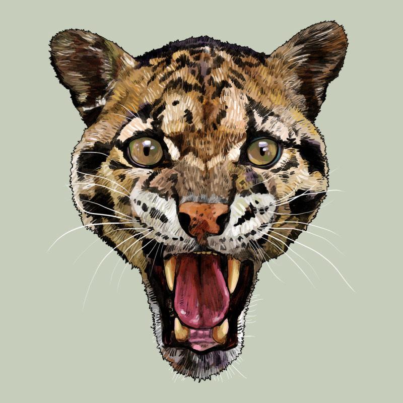 Ocelot Head Ladies Tee by LillyAllenDesigns | Teevron