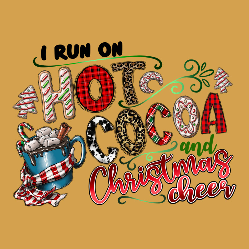 I Run Hot Cocoa And Christmas Cheer Urban Hoodie by CowhideDigitalArt | Teevron